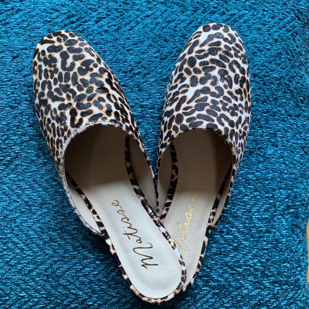 Matisse calf hair mule